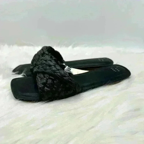 A New Day Nicolette Black Sandals Size 9.5 - Picture 6 of 8